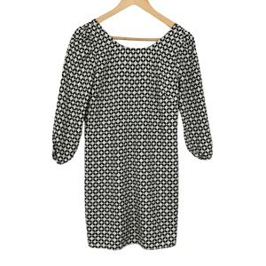 My Story Patterned Dress Size Medium Exposed Back Zipper